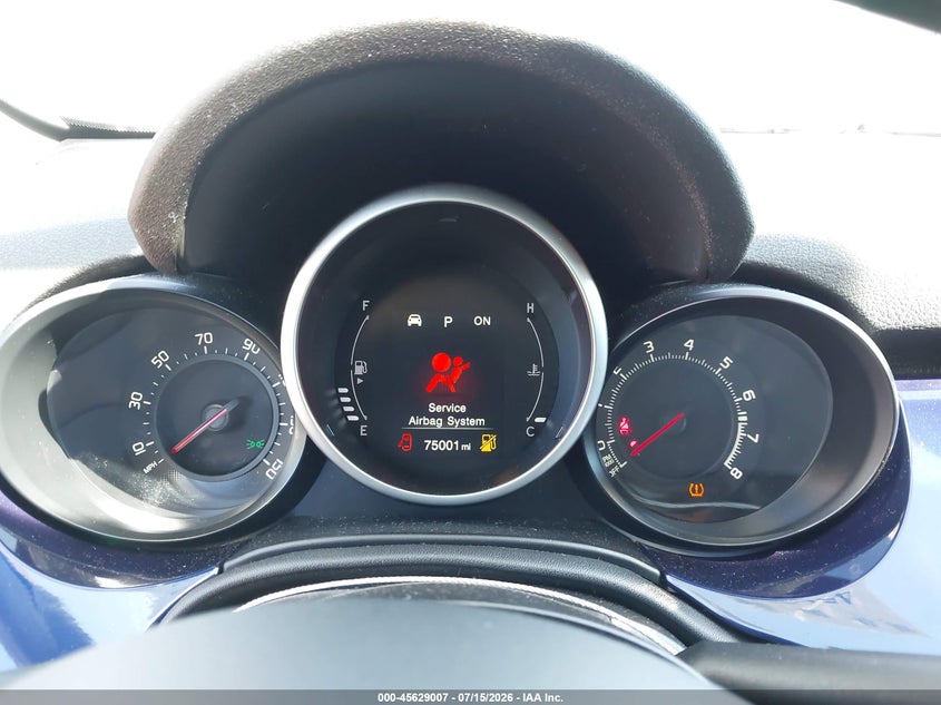 2016 Fiat 500x VIN ZFBCFYBT1GP512632 IAAI salvage auction — FRONT & REAR, Salvage Title, sold $25 on 2026-07-28 (photo 7)