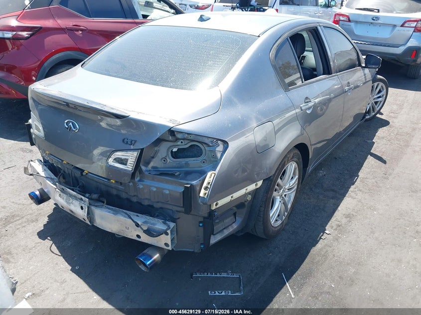 2013 Infiniti G VIN JN1CV6AP9DM304331 IAAI salvage auction — VANDALISM, Wait Title, sold $900 on 2026-09-13 (photo 4)