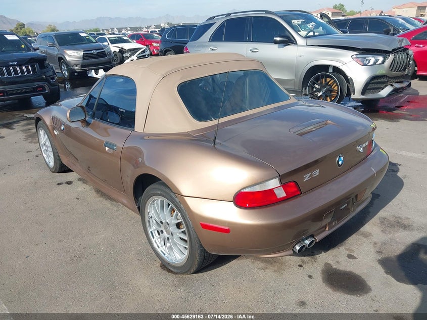 2001 BMW Z3 VIN WBACN53481LL47633 IAAI salvage auction — SIDE, Salvage (Arizona), sold $2,950 on 2026-07-24 (photo 3)