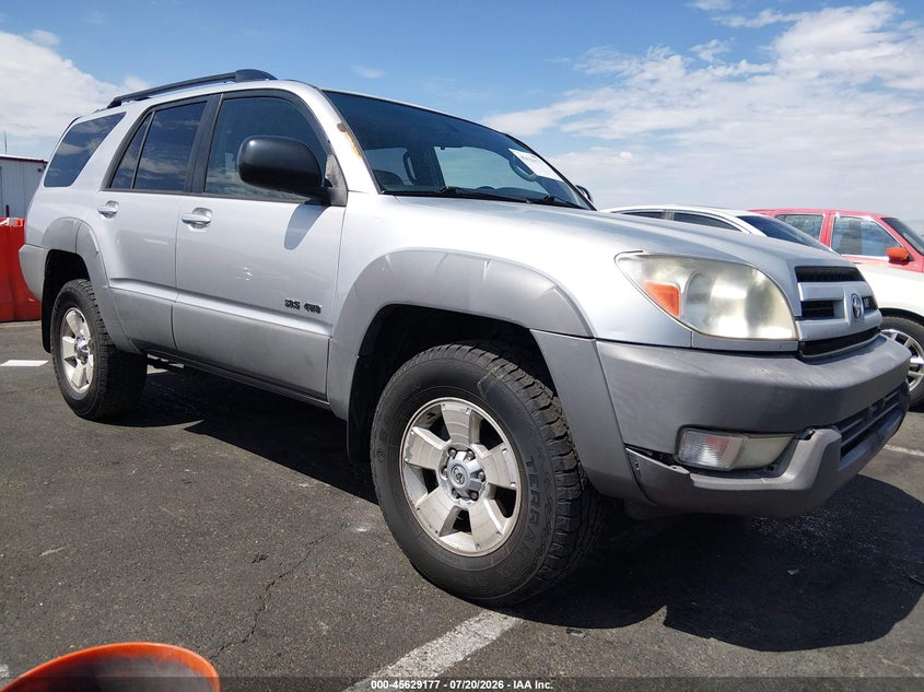 2003 Toyota 4runner VIN JTEBT14RX38000684 IAAI salvage auction — NORMAL WEAR, Clear (Utah), sold $2,100 on 2026-07-31 (photo 1)