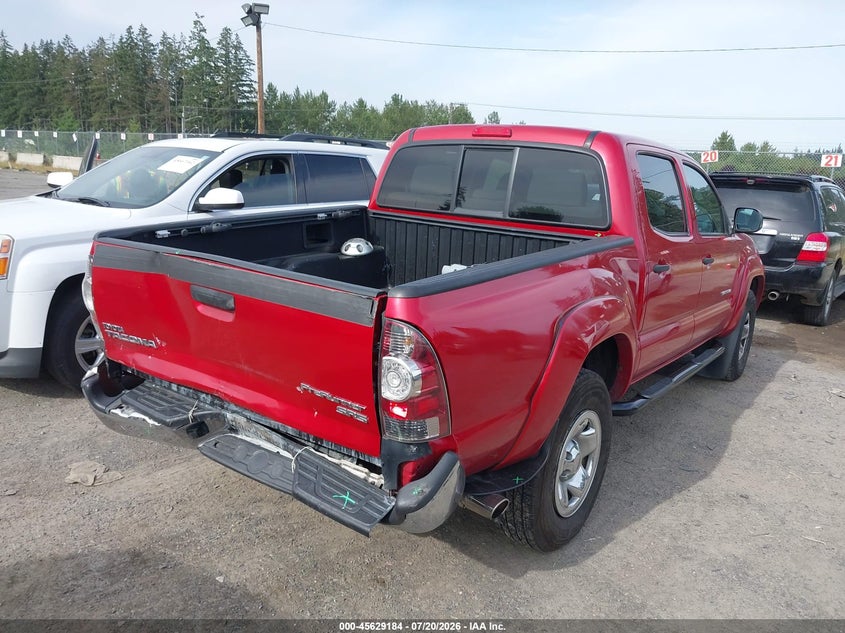2011 Toyota Tacoma VIN 5TFJX4GN2BX005199 IAAI salvage auction — REAR END, Bill Of Sale (Washington), sold $3,650 on 2026-07-29 (photo 4)