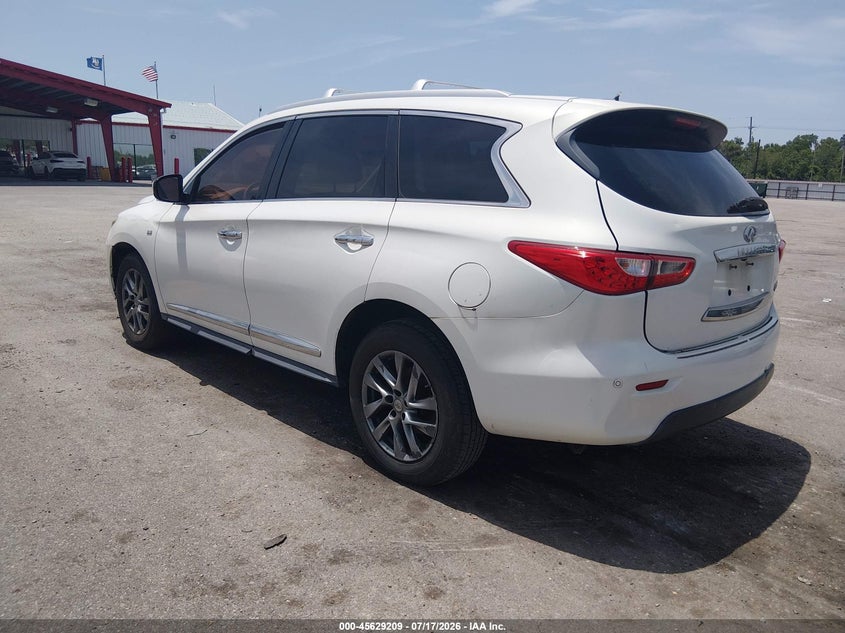 2014 Infiniti Qx60 VIN 5N1AL0MN7EC529366 IAAI salvage auction — NORMAL WEAR, Reconstructed (Louisiana), sold $950 on 2026-08-03 (photo 3)