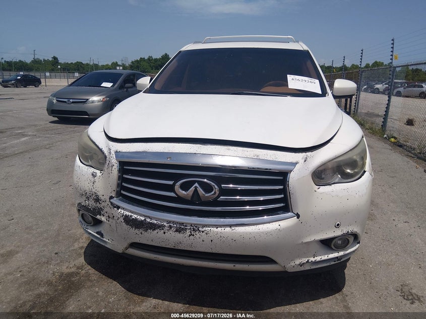 2014 Infiniti Qx60 VIN 5N1AL0MN7EC529366 IAAI salvage auction — NORMAL WEAR, Reconstructed (Louisiana), sold $950 on 2026-08-03 (photo 6)