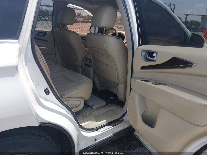 2014 Infiniti Qx60 VIN 5N1AL0MN7EC529366 IAAI salvage auction — NORMAL WEAR, Reconstructed (Louisiana), sold $950 on 2026-08-03 (photo 8)