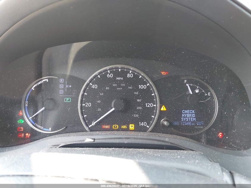 2015 Lexus Ct VIN JTHKD5BH6F2249234 IAAI salvage auction — FRONT END, Salvage Title, sold $1,350 on 2026-07-29 (photo 7)