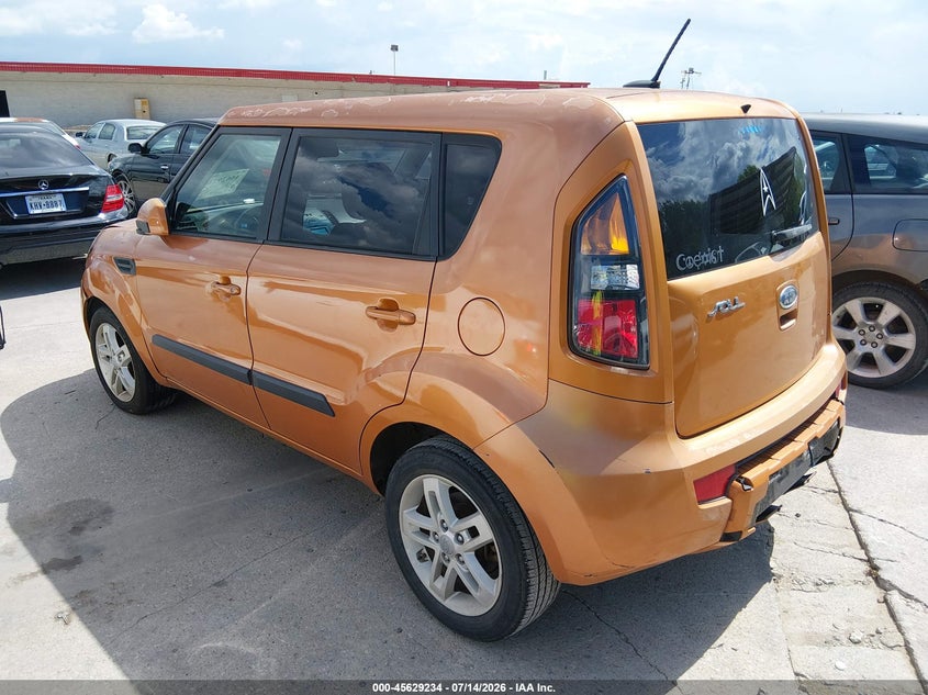 2011 Kia Soul VIN KNDJT2A2XB7299160 IAAI salvage auction — NORMAL WEAR, Original (Texas), sold $225 on 2026-07-29 (photo 3)