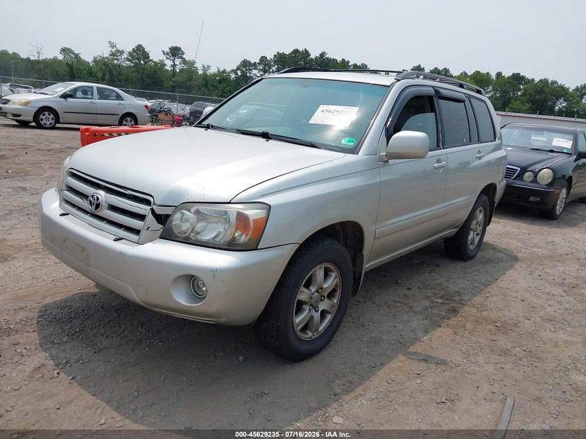 2006 Toyota Highlander VIN JTEEP21A260179439 IAAI salvage auction — NORMAL WEAR, Clear (Virginia), sold $75 on 2026-07-24 (photo 2)