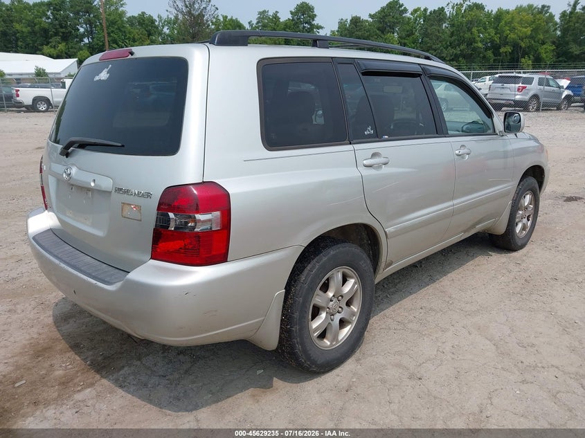 2006 Toyota Highlander VIN JTEEP21A260179439 IAAI salvage auction — NORMAL WEAR, Clear (Virginia), sold $75 on 2026-07-24 (photo 4)
