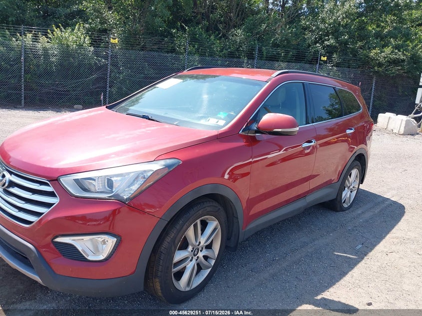 2015 Hyundai Santa fe VIN KM8SN4HF9FU106793 IAAI salvage auction — NORMAL WEAR, Clear (Pennsylvania), sold $1,225 on 2026-07-24 (photo 2)