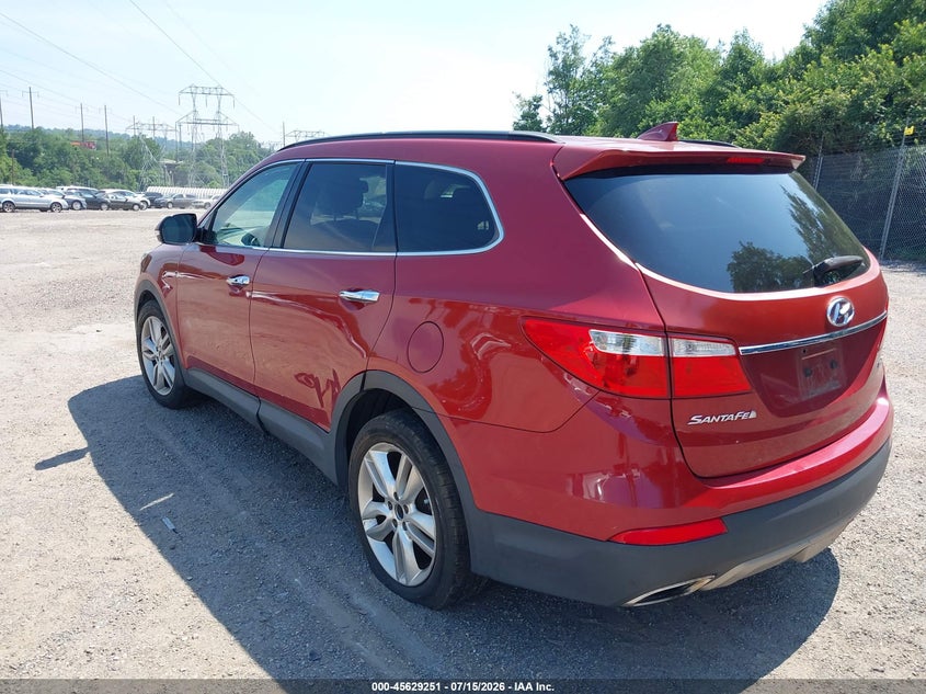 2015 Hyundai Santa fe VIN KM8SN4HF9FU106793 IAAI salvage auction — NORMAL WEAR, Clear (Pennsylvania), sold $1,225 on 2026-07-24 (photo 3)