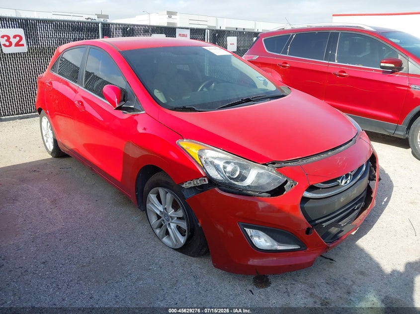 2013 Hyundai Elantra VIN KMHD35LE1DU063213 IAAI salvage auction — NORMAL WEAR, Original (Texas), sold $375 on 2026-07-28 (photo 1)