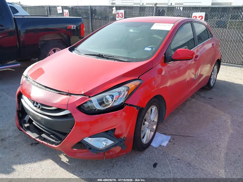 2013 Hyundai Elantra VIN KMHD35LE1DU063213 IAAI salvage auction — NORMAL WEAR, Original (Texas), sold $375 on 2026-07-28 (photo 2)