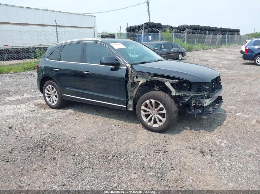2016 Audi Q5 VIN WA1C2AFP5GA136785 IAAI salvage auction — FRONT END, Salvage (Pennsylvania), sold $450 on 2026-07-31 (photo 1)