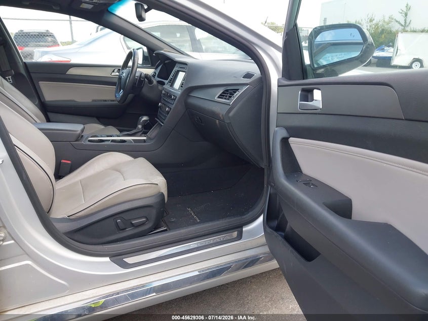 2015 Hyundai Sonata VIN 5NPE34AB5FH055799 IAAI salvage auction — NORMAL WEAR, Salvage Rebuilt (North Carolina), sold $2,300 on 2026-08-01 (photo 5)