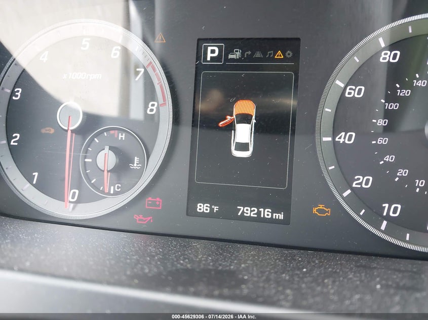2015 Hyundai Sonata VIN 5NPE34AB5FH055799 IAAI salvage auction — NORMAL WEAR, Salvage Rebuilt (North Carolina), sold $2,300 on 2026-08-01 (photo 7)
