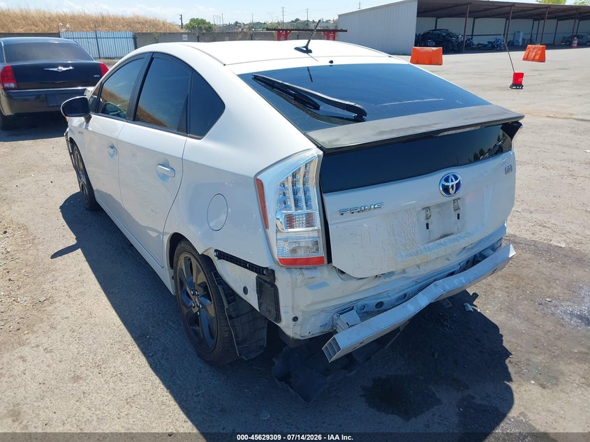 2011 Toyota Prius VIN JTDKN3DU4B0275804 IAAI salvage auction — FRONT END, Salvage (California), sold $850 on 2026-07-29 (photo 3)