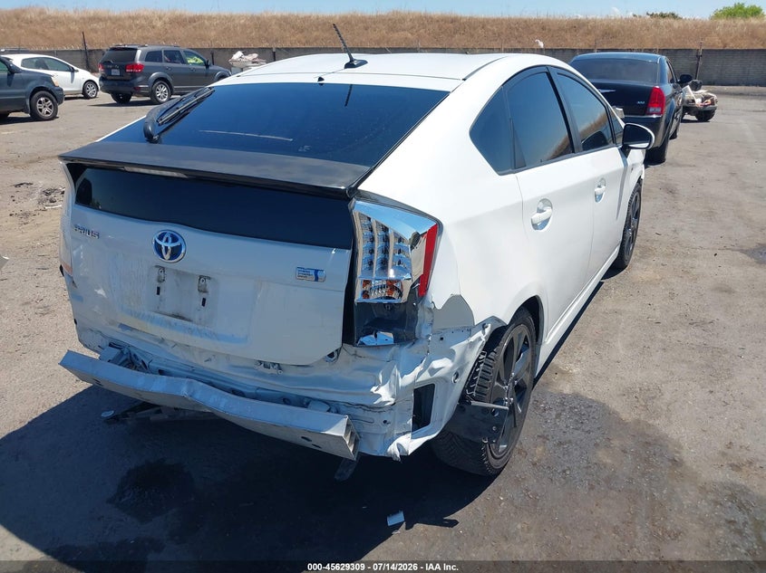 2011 Toyota Prius VIN JTDKN3DU4B0275804 IAAI salvage auction — FRONT END, Salvage (California), sold $850 on 2026-07-29 (photo 4)