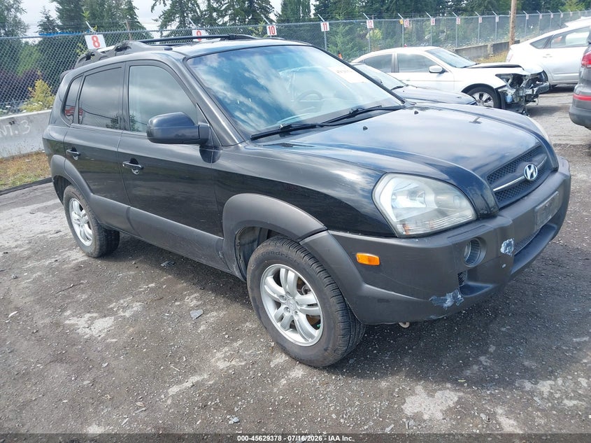 2006 Hyundai Tucson VIN KM8JN72D76U334229 IAAI salvage auction — NORMAL WEAR, Clear (Washington), sold $300 on 2026-07-22 (photo 1)