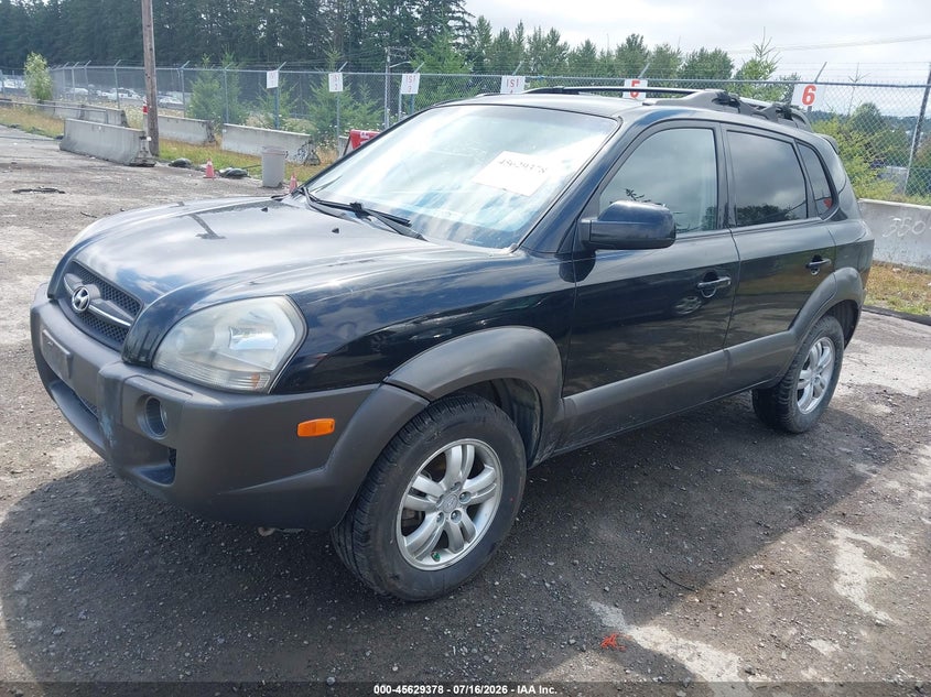2006 Hyundai Tucson VIN KM8JN72D76U334229 IAAI salvage auction — NORMAL WEAR, Clear (Washington), sold $300 on 2026-07-22 (photo 2)