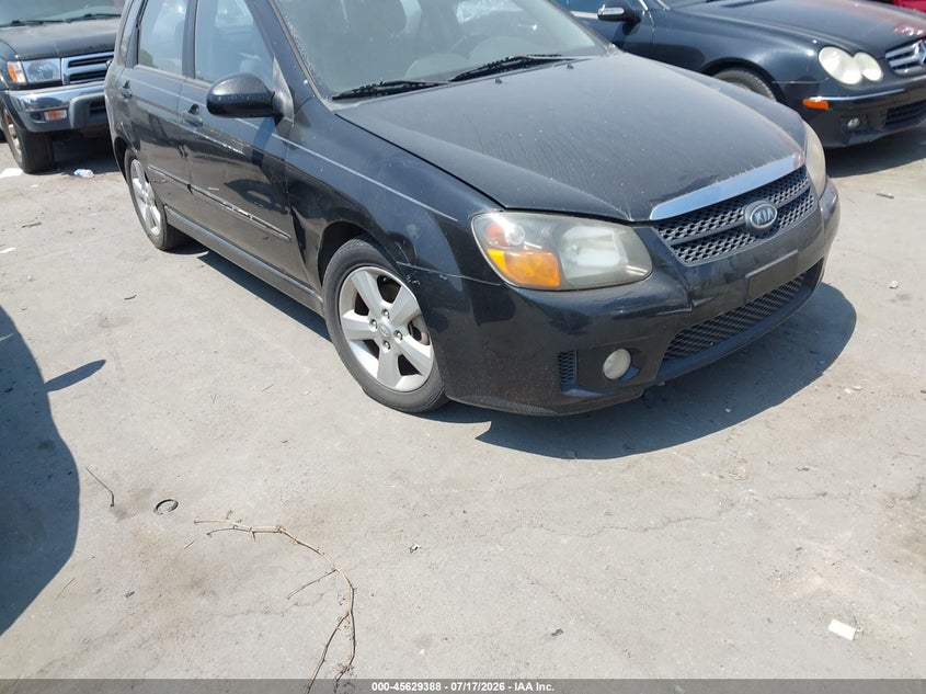 2008 Kia Spectra VIN KNAFE161885019523 IAAI salvage auction — NORMAL WEAR, Clear-Dealer Only (North Carolina), sold $25 on 2026-07-29 (photo 1)