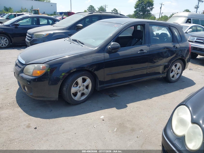 2008 Kia Spectra VIN KNAFE161885019523 IAAI salvage auction — NORMAL WEAR, Clear-Dealer Only (North Carolina), sold $25 on 2026-07-29 (photo 2)