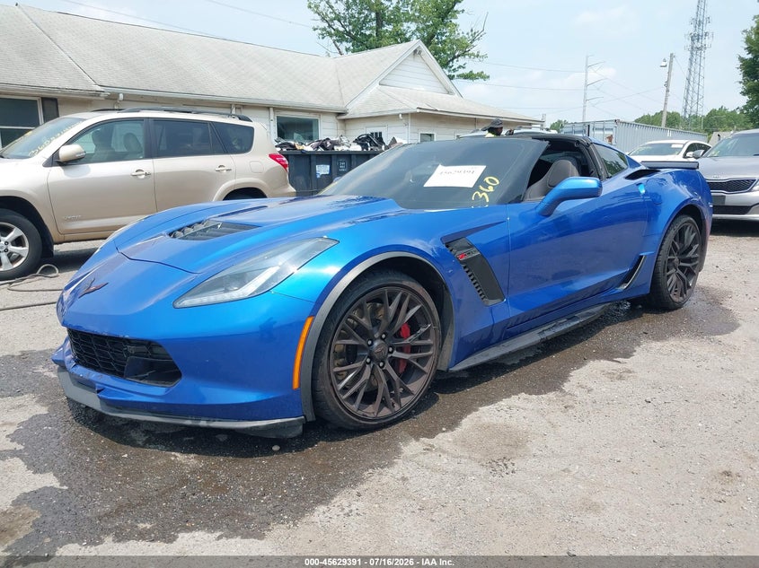 2019 Chevrolet Corvette VIN 1G1YR2D68K5604140 IAAI salvage auction — THEFT, Salvage - Greater Than 75% (Maryland), sold $45,250 on 2026-08-26 (photo 2)