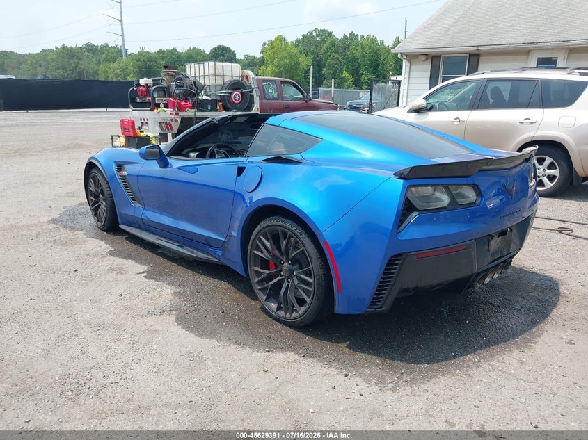 2019 Chevrolet Corvette VIN 1G1YR2D68K5604140 IAAI salvage auction — THEFT, Salvage - Greater Than 75% (Maryland), sold $45,250 on 2026-08-26 (photo 3)