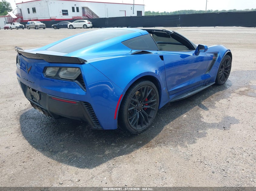 2019 Chevrolet Corvette VIN 1G1YR2D68K5604140 IAAI salvage auction — THEFT, Salvage - Greater Than 75% (Maryland), sold $45,250 on 2026-08-26 (photo 4)