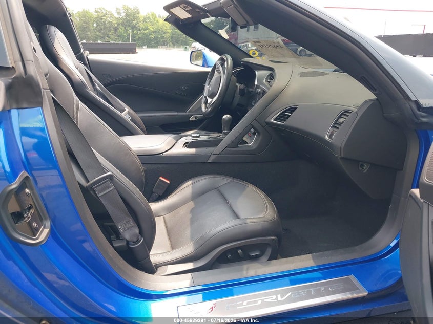 2019 Chevrolet Corvette VIN 1G1YR2D68K5604140 IAAI salvage auction — THEFT, Salvage - Greater Than 75% (Maryland), sold $45,250 on 2026-08-26 (photo 5)