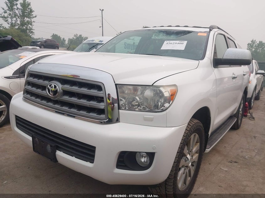 2016 Toyota Sequoia VIN 5TDJW5G13GS130795 IAAI salvage auction — ROOF, Salvage (Ohio), sold $6,600 on 2026-07-28 (photo 2)