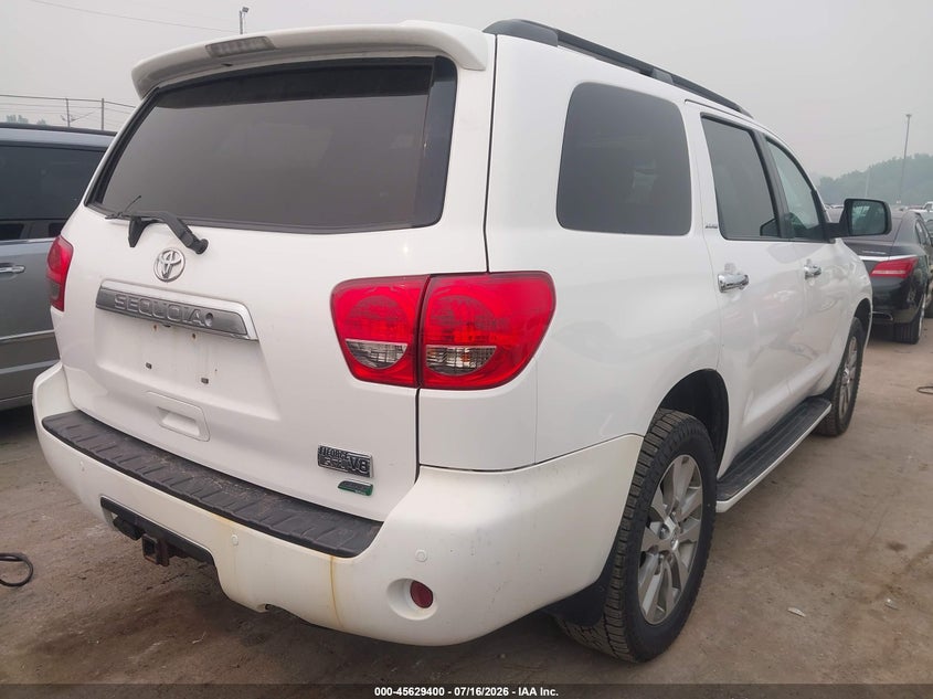 2016 Toyota Sequoia VIN 5TDJW5G13GS130795 IAAI salvage auction — ROOF, Salvage (Ohio), sold $6,600 on 2026-07-28 (photo 4)