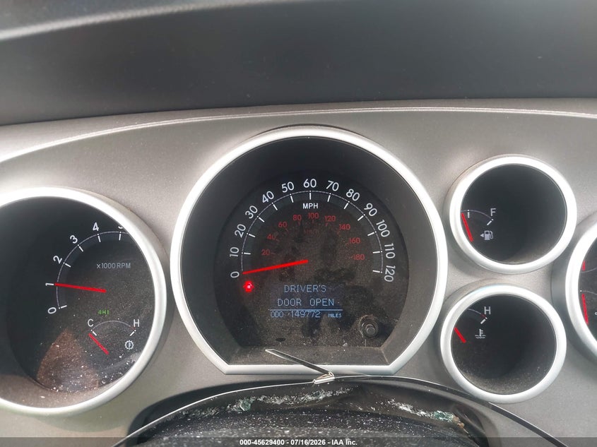 2016 Toyota Sequoia VIN 5TDJW5G13GS130795 IAAI salvage auction — ROOF, Salvage (Ohio), sold $6,600 on 2026-07-28 (photo 7)