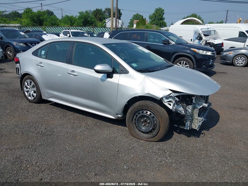 2021 Toyota Corolla VIN 5YFEPMAE8MP227855 IAAI salvage auction — FRONT & REAR, Clear (New Jersey), sold $3,150 on 2026-07-20 (photo 1)