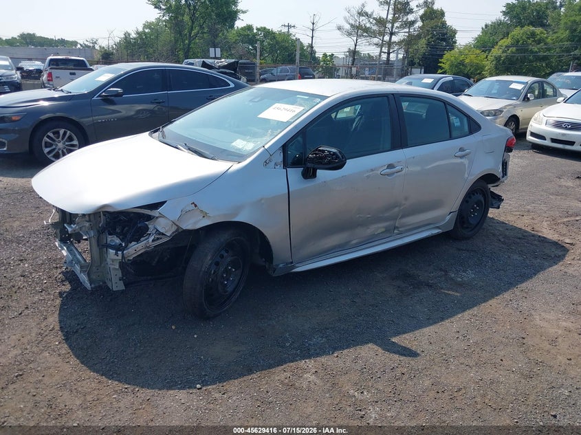 2021 Toyota Corolla VIN 5YFEPMAE8MP227855 IAAI salvage auction — FRONT & REAR, Clear (New Jersey), sold $3,150 on 2026-07-20 (photo 2)