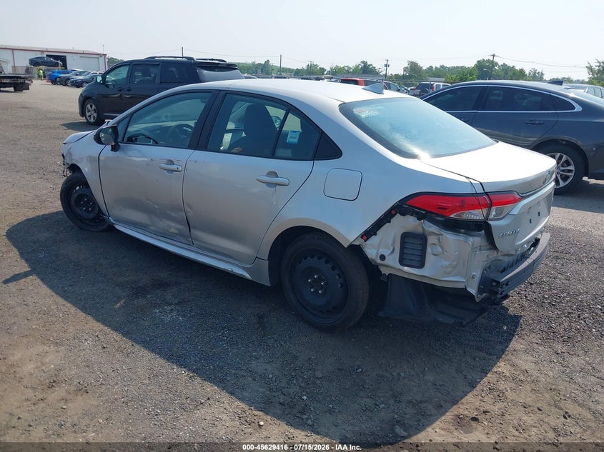 2021 Toyota Corolla VIN 5YFEPMAE8MP227855 IAAI salvage auction — FRONT & REAR, Clear (New Jersey), sold $3,150 on 2026-07-20 (photo 3)