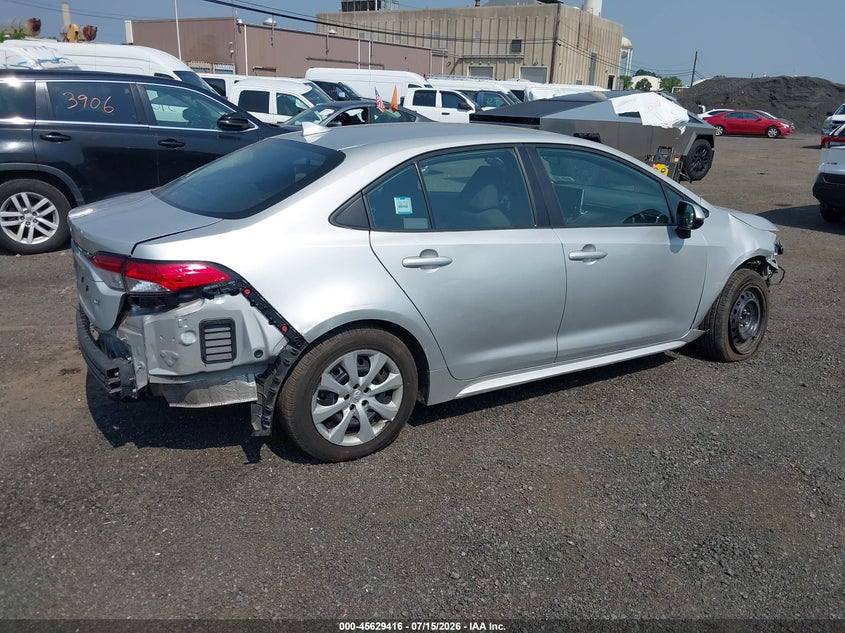 2021 Toyota Corolla VIN 5YFEPMAE8MP227855 IAAI salvage auction — FRONT & REAR, Clear (New Jersey), sold $3,150 on 2026-07-20 (photo 4)