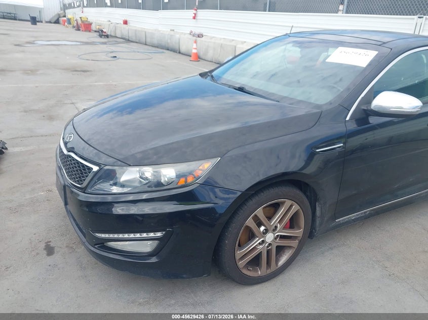 2013 Kia Optima VIN 5XXGR4A66DG205339 IAAI salvage auction — LEFT SIDE, Clear - Dealer Only (California), sold $300 on 2026-07-29 (photo 6)