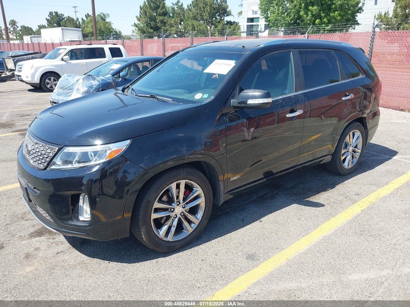 2014 Kia Sorento VIN 5XYKWDA71EG467388 IAAI salvage auction — NORMAL WEAR, Clear - Dealer Only (California), sold $1,250 on 2026-07-18 (photo 2)