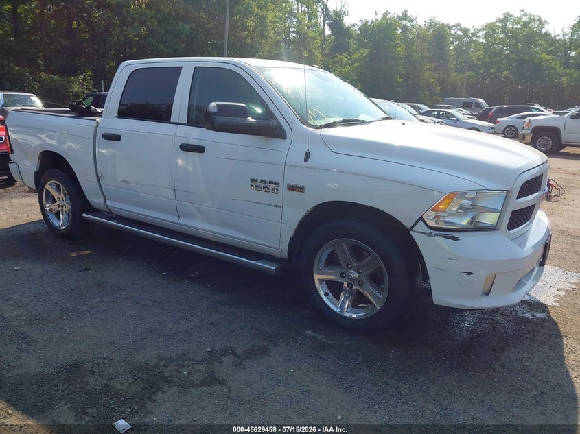 2016 Ram 1500 VIN 3C6RR7KTXGG296137 IAAI salvage auction — REAR END, Salvage - Greater Than 75% (Maryland), sold $1,800 on 2026-08-03 (photo 1)