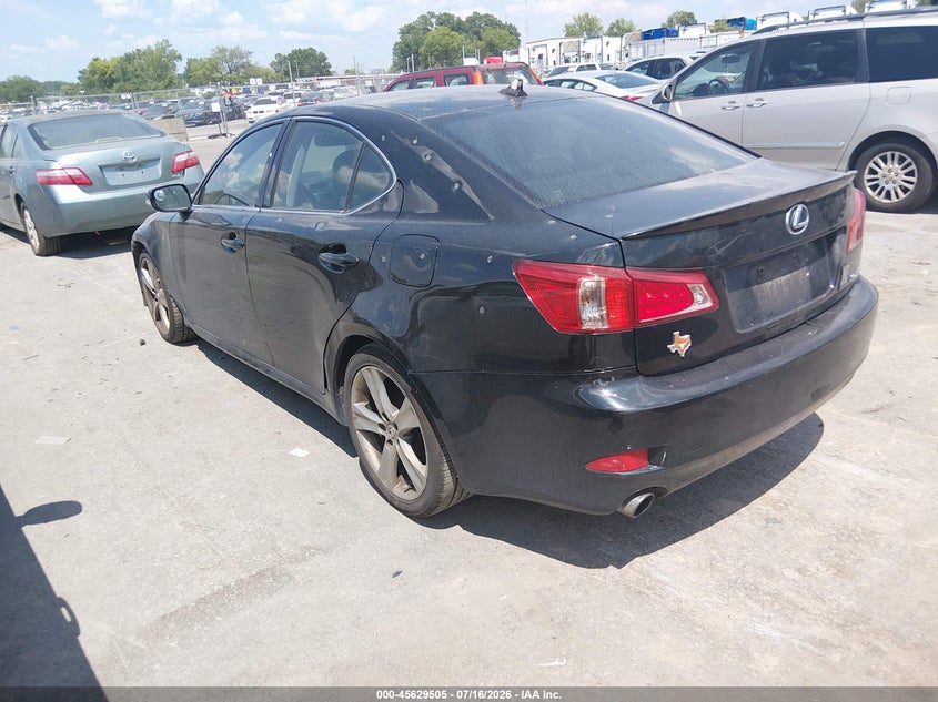 2012 Lexus Is VIN JTHBF5C29C5168789 IAAI salvage auction — NORMAL WEAR, Clear-Dealer Only (North Carolina), sold $150 on 2026-07-29 (photo 3)
