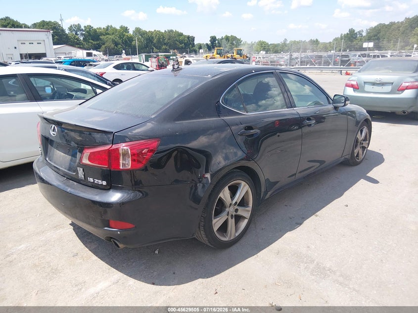 2012 Lexus Is VIN JTHBF5C29C5168789 IAAI salvage auction — NORMAL WEAR, Clear-Dealer Only (North Carolina), sold $150 on 2026-07-29 (photo 4)