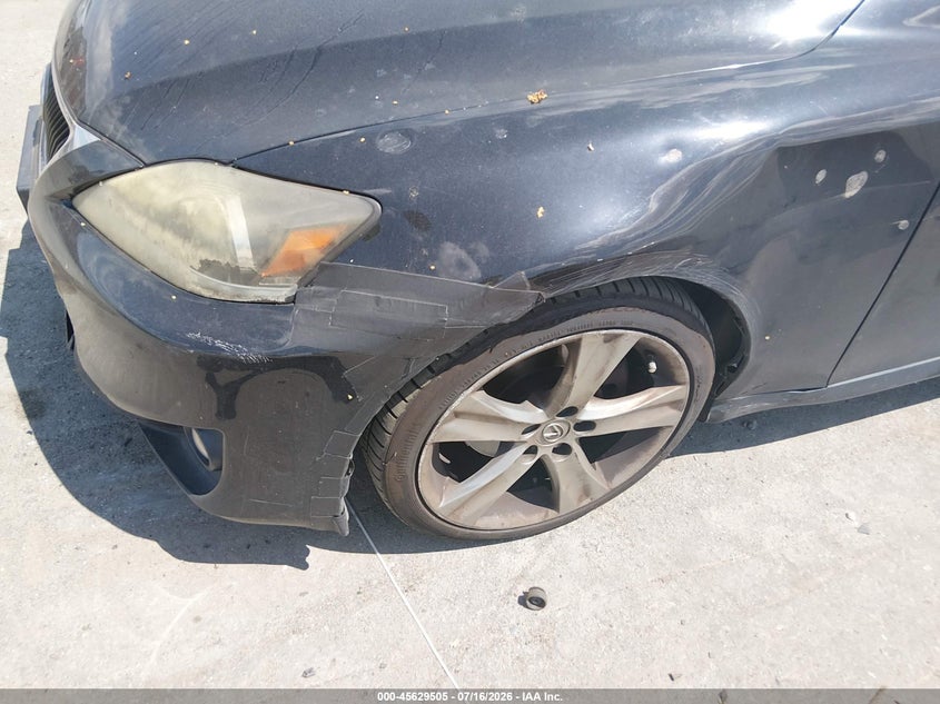 2012 Lexus Is VIN JTHBF5C29C5168789 IAAI salvage auction — NORMAL WEAR, Clear-Dealer Only (North Carolina), sold $150 on 2026-07-29 (photo 6)