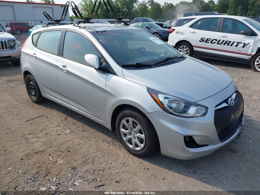 2012 Hyundai Accent VIN KMHCT5AE9CU043627 IAAI salvage auction — NORMAL WEAR, Clear (New York), sold $25 on 2026-07-28 (photo 1)
