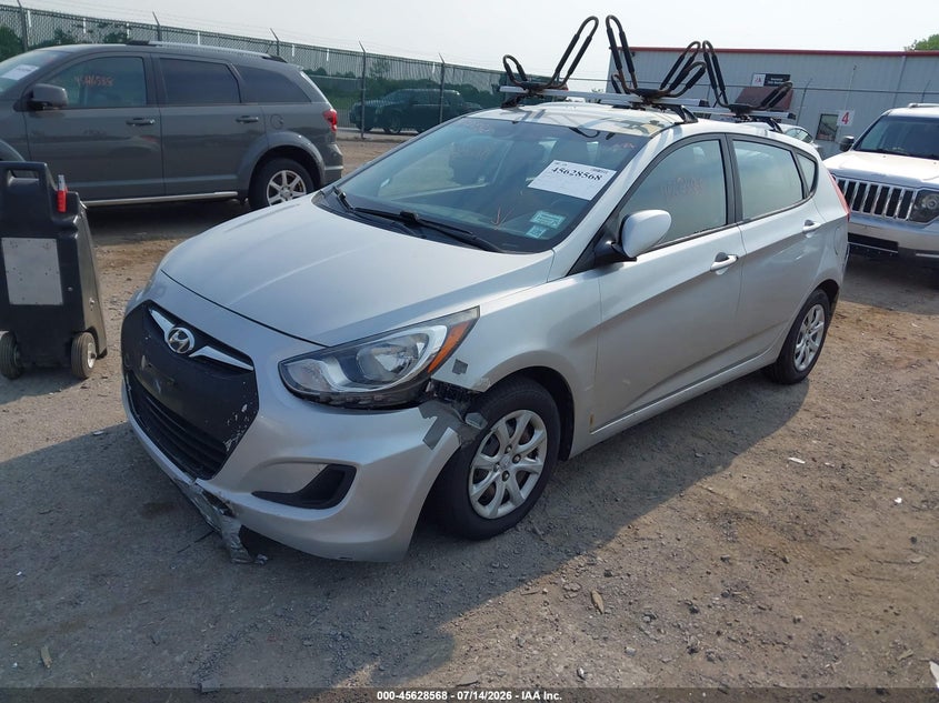 2012 Hyundai Accent VIN KMHCT5AE9CU043627 IAAI salvage auction — NORMAL WEAR, Clear (New York), sold $25 on 2026-07-28 (photo 2)
