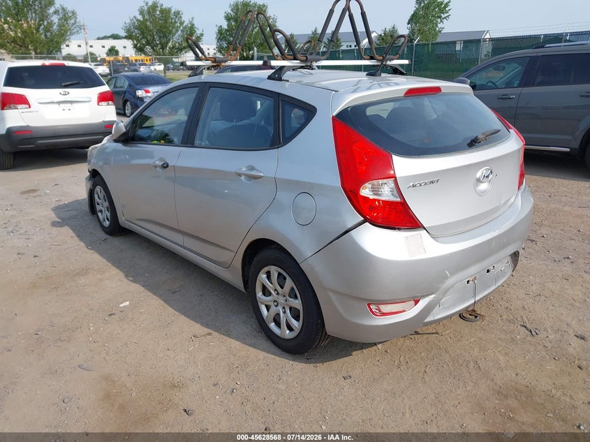 2012 Hyundai Accent VIN KMHCT5AE9CU043627 IAAI salvage auction — NORMAL WEAR, Clear (New York), sold $25 on 2026-07-28 (photo 3)