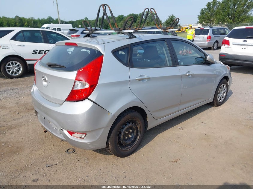 2012 Hyundai Accent VIN KMHCT5AE9CU043627 IAAI salvage auction — NORMAL WEAR, Clear (New York), sold $25 on 2026-07-28 (photo 4)