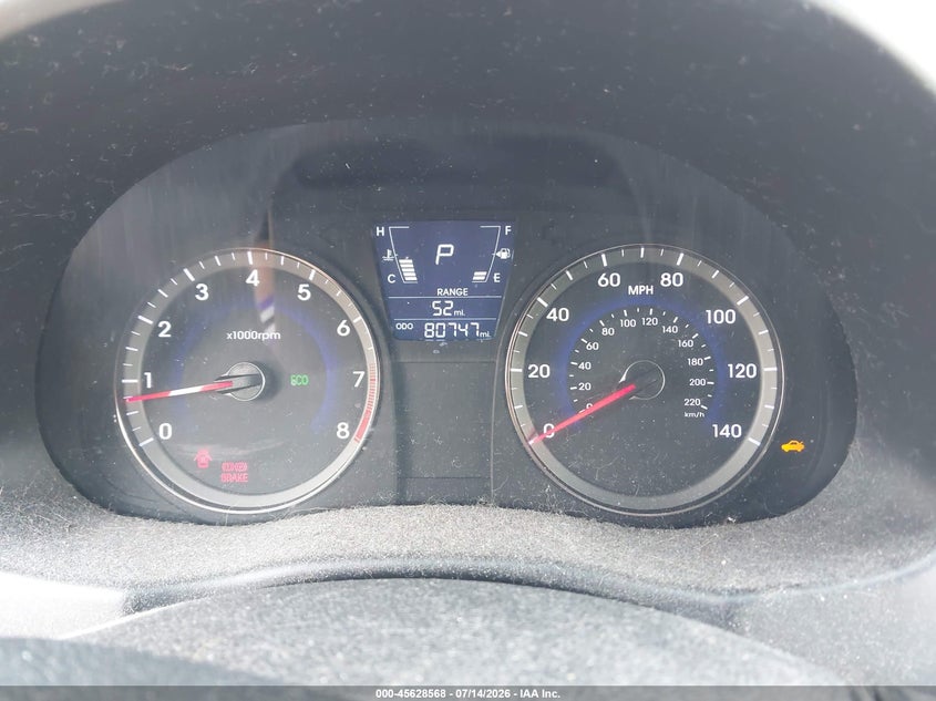 2012 Hyundai Accent VIN KMHCT5AE9CU043627 IAAI salvage auction — NORMAL WEAR, Clear (New York), sold $25 on 2026-07-28 (photo 7)