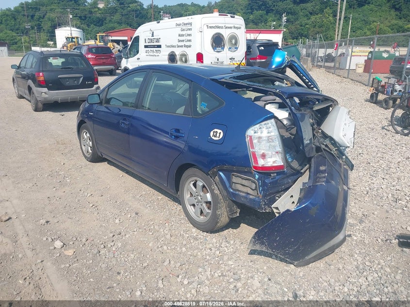 2009 Toyota Prius VIN JTDKB20U497854043 IAAI salvage auction — NORMAL WEAR, Clear (Pennsylvania), sold $200 on 2026-07-28 (photo 3)