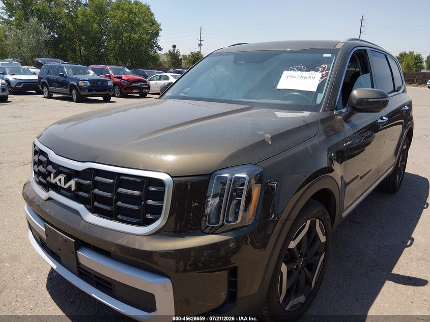2025 Kia Telluride VIN 5XYP6DGC8SG649787 IAAI salvage auction — SIDE, Salvage (Idaho), sold $14,225 on 2026-09-15 (photo 2)