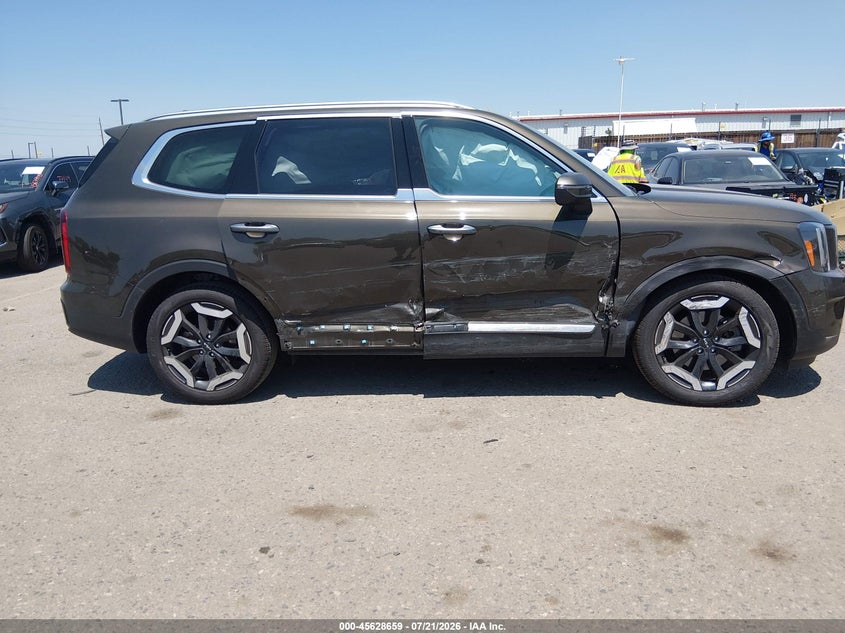 2025 Kia Telluride VIN 5XYP6DGC8SG649787 IAAI salvage auction — SIDE, Salvage (Idaho), sold $14,225 on 2026-09-15 (photo 6)